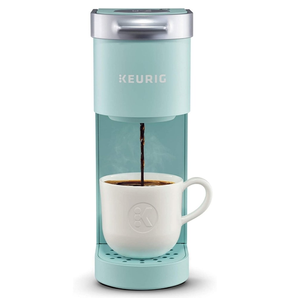 Keurig K-Mini Single Serve Coffee Maker, Oasis 11.3"D x 4.5"W x 12.1"H